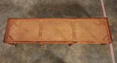 Caned Pollard Oak Long Bench - 4010842