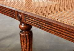 Caned Pollard Oak Long Bench - 4010846