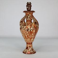 Cantagalli Italian Porcelain Copper Table Lamp - 4192924