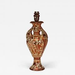 Cantagalli Italian Porcelain Copper Table Lamp - 4234413