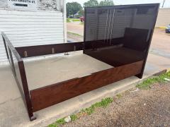 Cantoni 72 w Bookmatched Mahogany w inlay King size Bed - 4794589