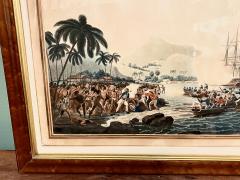 Captain Cook Hand Colored Engraving 18th Century - 1982173