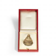 Captain Hood s gold and hardstone armorial fob seal - 1488545