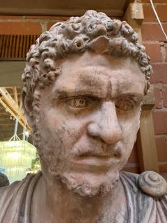 Caracalla bust in terracotta 19th Italy - 4311950