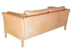 Caramel Leather Sofa - 740280