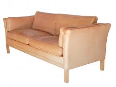 Caramel Leather Sofa - 740281