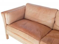 Caramel Leather Sofa - 740286