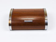Carl Aub ck 1930s Carl Aubock Large Art Deco Jewelry Storage Cigarette Box Roll Top Vienna - 4261160