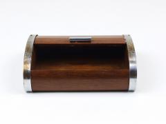 Carl Aub ck 1930s Carl Aubock Large Art Deco Jewelry Storage Cigarette Box Roll Top Vienna - 4261163