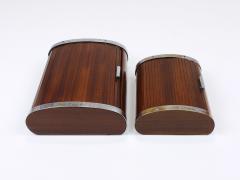 Carl Aub ck 1930s Carl Aubock Large Art Deco Jewelry Storage Cigarette Box Roll Top Vienna - 4261164