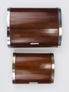 Carl Aub ck 1930s Carl Aubock Large Art Deco Jewelry Storage Cigarette Box Roll Top Vienna - 4261175