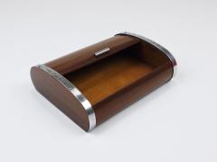 Carl Aub ck 1930s Carl Aubock Large Art Deco Jewelry Storage Cigarette Box Roll Top Vienna - 4261156