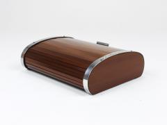 Carl Aub ck 1930s Carl Aubock Large Art Deco Jewelry Storage Cigarette Box Roll Top Vienna - 4261181