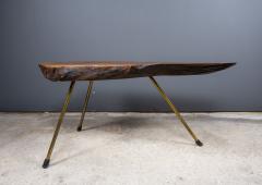 Carl Aub ck 1950s Carl Aub ck Walnut Tree Truck Coffee Table Werkst tte Austria - 2176133