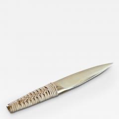 Carl Aub ck BRASS AND CANE LETTER OPENER - 3573677