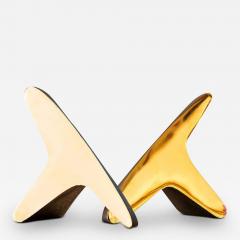 Carl Aub ck BRASS BOOKENDS NO 2 - 3601339