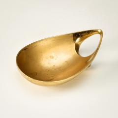 Carl Aub ck Brass Bowl by Carl Aub ck for Illums Bolighus Denmark 1950s - 2769337