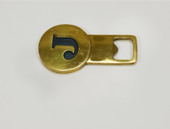 Carl Aub ck Carl Aub ck Letter J Initials Brass Bottle Opener 4919 Vienna 1960s - 4757903