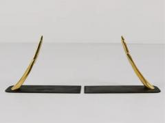 Carl Aub ck Carl Aub ck Mid Century Bookends with Brass Hands 1928 Vienna Austria - 4068458