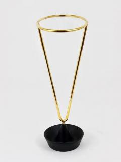Carl Aub ck Carl Aub ck Mid Century Brass Umbrella Stand Austria 1950s - 4050353