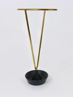 Carl Aub ck Carl Aub ck Mid Century Brass and Cast Iron Umbrella Stand Austria 1950s - 4055349