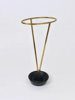 Carl Aub ck Carl Aub ck Mid Century Brass and Cast Iron Umbrella Stand Austria 1950s - 4055352