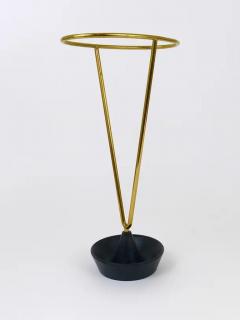 Carl Aub ck Carl Aub ck Mid Century Brass and Cast Iron Umbrella Stand Austria 1950s - 4055392
