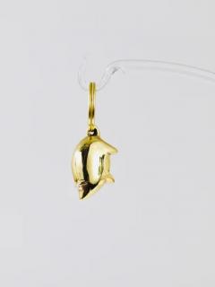 Carl Aub ck Carl Aub ck Midcentury Lucky Charm Pig Brass Figurine Key Ring Chain Holder - 4054943