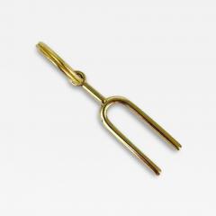 Carl Aub ck Carl Aub ck Midcentury Tuning Fork Handmade Key Ring Chain Holder - 4061017