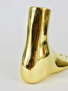 Carl Aub ck Carl Aub ck Monumental Lifesize Brass Foot Sculpture Werkst tte Aub ck Austria - 4055555