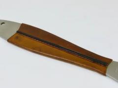 Carl Aub ck Carl Aub ck Neptune Fish Bottle Opener Leather Steel by Amboss Austria 1950s - 4055316