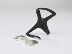 Carl Aub ck Carl Aub ck Silvered Brass Bottle Opener Habsburg 2 Florin Coin Austria 1950 - 4743562