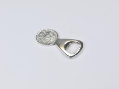 Carl Aub ck Carl Aub ck Silvered Brass Bottle Opener Habsburg 2 Florin Coin Austria 1950 - 4743567