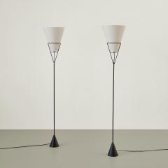 Carl Aub ck Carl Aub ck pair of Vice Versa floor lamps model no E1788 1950s - 4152091