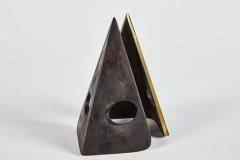 Carl Aub ck Carl Aubo ck Model 4100 Patinated Brass Bookends - 1567700