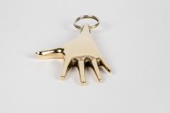 Carl Aub ck Carl Aubo ck Model 5732 Hand Brass Keyring - 1114364