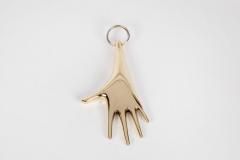 Carl Aub ck Carl Aubo ck Model 5732 Hand Brass Keyring - 1114365