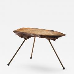 Carl Aub ck Carl Aubo ck Tree Trunk Coffee Table in Walnut Austria ca 1955 - 1324219