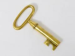 Carl Aub ck Carl Aubock Big Brass Key Cork Screw Bottle Opener Paperweight Austria 1950s - 4062568
