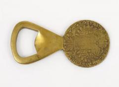 Carl Aub ck Carl Aubock Brass Maria Theresia Coin Bottle Opener Austria 1950s - 4042297