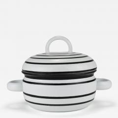 Carl Aub ck Carl Aubock III Enameled CULINAR Pot With Lid Ostovics Vienna Austria 1970s - 4419650