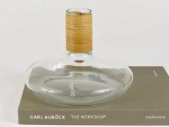 Carl Aub ck Carl Aubock Vase or Decanter with Wicker Top Midcentury Austria 1950s - 4062687