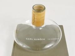 Carl Aub ck Carl Aubock Vase or Decanter with Wicker Top Midcentury Austria 1950s - 4062734