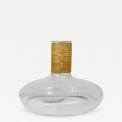 Carl Aub ck Carl Aubock Vase or Decanter with Wicker Top Midcentury Austria 1950s - 4065370