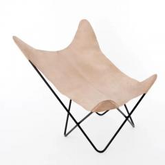 Carl Aub ck Four Carl Aubock Butterly Fledermaus Suede Leather Chairs Vienna 1960s - 4052447