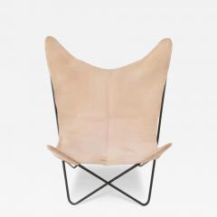 Carl Aub ck Four Carl Aubock Butterly Fledermaus Suede Leather Chairs Vienna 1960s - 4056578