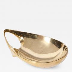 Carl Aub ck Mid Century Modernist Brass Bowl Signed Carl Aubock - 3383809