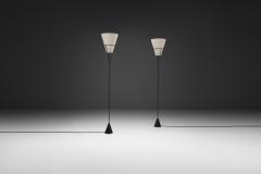 Carl Aub ck Pair of Vice Versa Metal Floor Lamps by Carl Aub ck Attr Denmark 1960s - 4647106