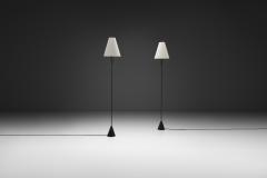 Carl Aub ck Pair of Vice Versa Metal Floor Lamps by Carl Aub ck Attr Denmark 1960s - 4647110