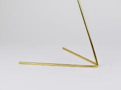 Carl Aub ck Rare Carl Aub ck Brass Standing Floor Ashtray Smoking Stand Austria 1950s - 4520952